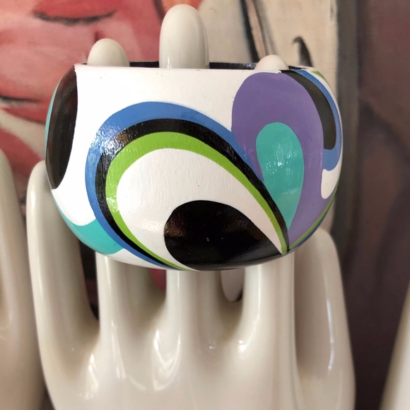 MOD WOMEN'S WOOD BANGLE BRACELET - Picture 2 of 8